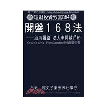 開盤168法：股海羅盤 法人車與散戶船