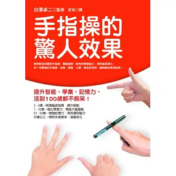 手指操的驚人效果：提升智能、學業、記憶力，活到100歲都不痴呆