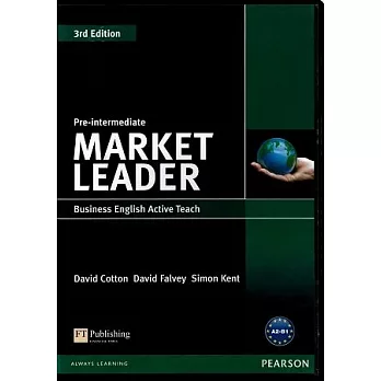 Market Leader 3/e (Pre-Int) Active Teach CD-ROM/1片