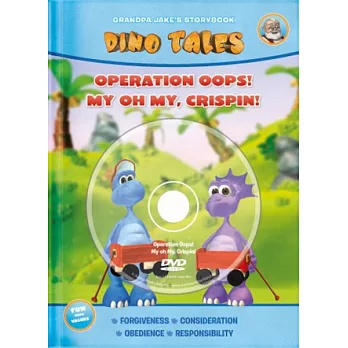 Dino Tales：Operation Oops! / My Oh My, Crispin! (英文版，附動畫DVD)