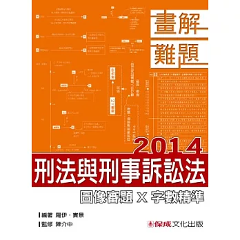 刑法與刑事訴訟法－畫解難題<保成>