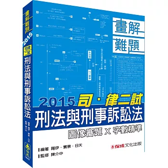 刑法與刑事訴訟法-畫解難題-2015司.律二試<保成>