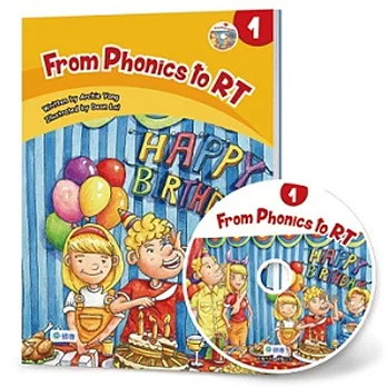 Form phonics to RT 字母拼讀讀劇練習本1 (附故事讀劇CD)