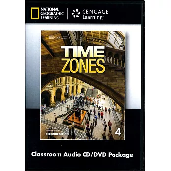 Time Zones 2/e (4) Classroom Audio CDs/3片 and DVD/1片