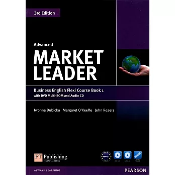 Market Leader 3/e (Advanced) Flexi Course Book 1 with DVD-ROM/1片 and Audio CD/1片