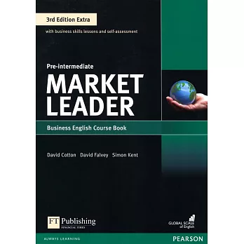 Market Leader 3/e Extra (Pre-Intermediate) Course Book with DVD-ROM/1片