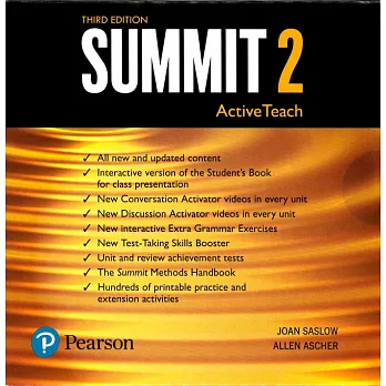 Summit (2) ActiveTeach DVD-ROM/1片 3/e