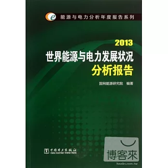 2013世界能源與電力發展狀況分析報告