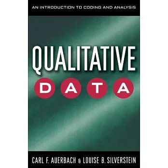 Qualitative data : an introduction to coding and analysis /