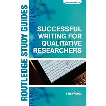 Successful writing for qualitative researchers /