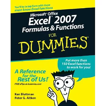 Microsoft Office Excel 2007 Formulas & Functions for Dummies