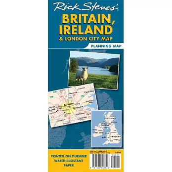 Rick Steves’ Britain, Ireland & London City Map: Planning Map