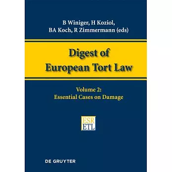 Digest of European Tort Law