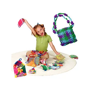 彩色套圈織布機