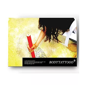 水越刺青紋貼明信片BODYTATTOOO-好創意（4張一組）