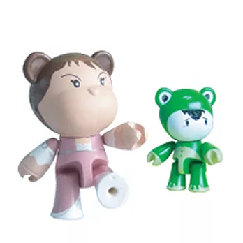 OLi Kuso童話系列-胖公主與青蛙王子公仔組