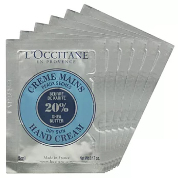 L’OCCITANE歐舒丹 乳油木護手霜(5ml)*6