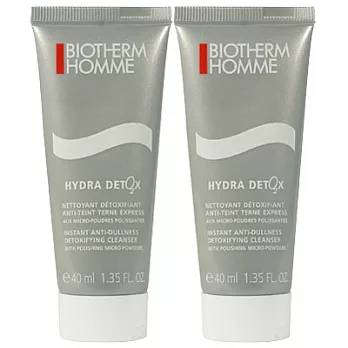 BIOTHERM碧兒泉 男仕有氧O2淨化潔面露(40ml)*2