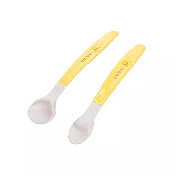 黃色小鴨雙色離乳安全湯匙(2入)