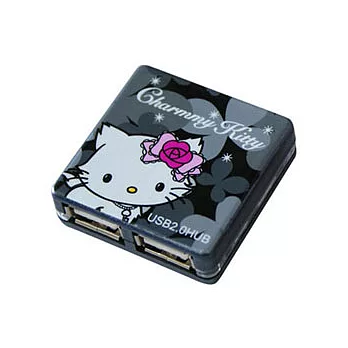 Charmmy Kitty USB2.0 4PORT HUB集線器(迷人黑)迷人黑