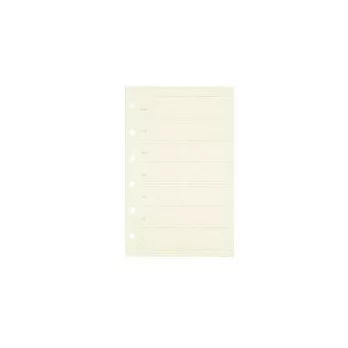[MUJI 無印良品]再生紙補充用週記事/迷你.6孔(F)
