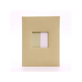 法國PANODIA 貝卡尼插入式相簿4X6”照片36張-米米色