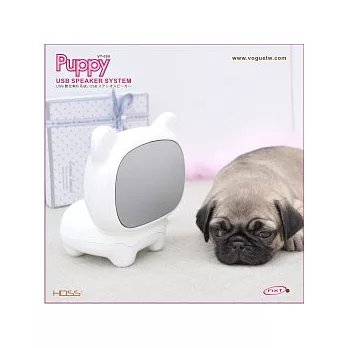 Puppy USB喇叭 (白)
