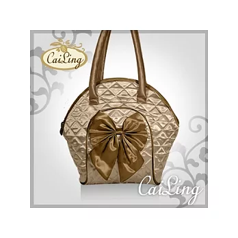 【送小零錢包】CaiLing◆愛情海貝殼曼谷包◆金+咖
