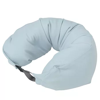 [MUJI 無印良品]微粒貼身靠枕/水藍