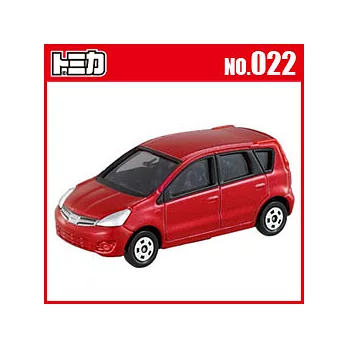 【TOMICA】多美小汽車NO.022 日產NOTE 5門車