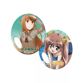 【狼與辛香料】涼扇(遠眺)+【乃木土反春香】涼扇(美夏)
