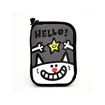 小白貓 Q彩相機包(灰色)