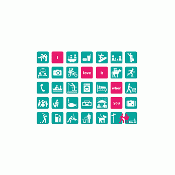 [ CACHE-CACHE ] 刮刮樂創意愛情萬用卡 - I love it when you如圖