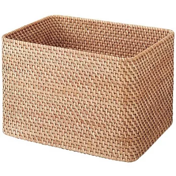 [MUJI 無印良品]藤籃/長方形/大