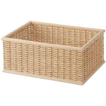 [MUJI 無印良品]椰纖編長方形籃/中