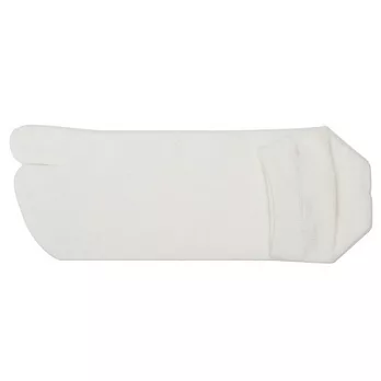 [MUJI 無印良品] 男彈性淺口拇指襪柔白