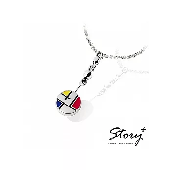 STORY ACCESSORY - 藝術系 - 蒙德里安構成005純銀項鍊