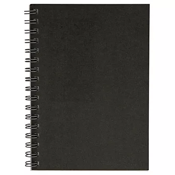 [MUJI 無印良品]植林木雙環筆記本(橫線)/A6.深灰