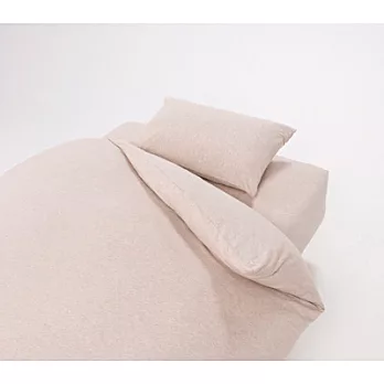 [MUJI 無印良品]新疆棉天竺低反發枕套/7/混米