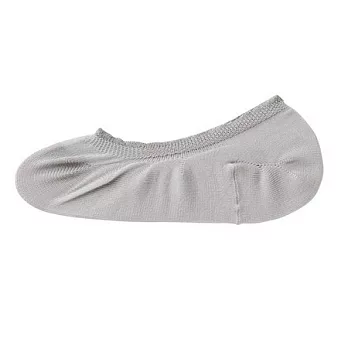 [MUJI 無印良品] 女足口飾邊隱形襪灰色