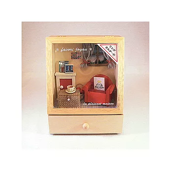 袖珍屋珠寶音樂盒-沙發