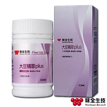 《味全生技》大豆精萃 (60顆/盒)