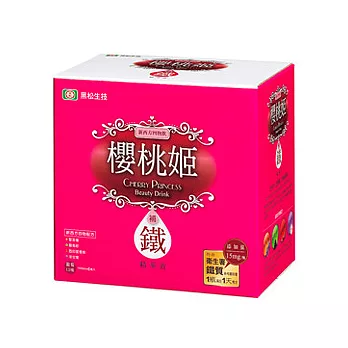 《黑松生技》櫻桃姬補鐵精華飲x6瓶