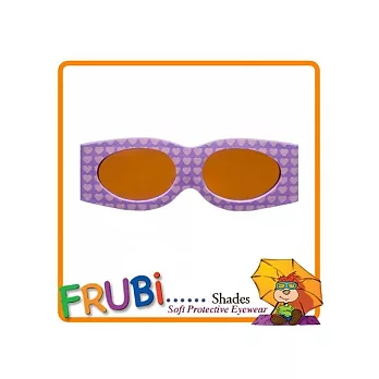 美國品牌Frubi兒童專用太陽眼鏡_紫色粉紅心