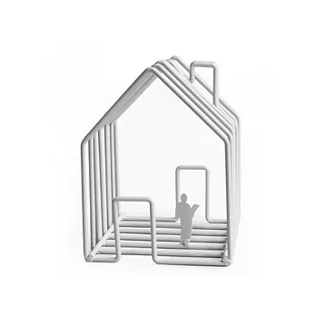 WireHouse小屋造型文件歸納架(白色)