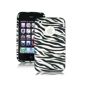iPhone 3G/3GS 保護套-斑馬紋〈附 擦拭布+螢幕保護貼〉