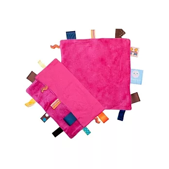 荷蘭Snoozebaby美夢成真系列安撫巾 / 桃紅色