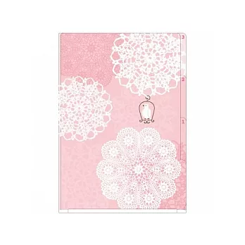 MIDORI3層資料收納夾(A4)-雷絲977