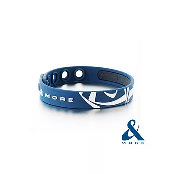 【＆MORE】愛迪莫 KADORI鈦鍺運動手環-藍色