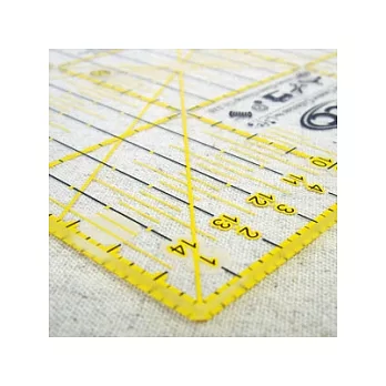 拼布工具-NCC 雙色拼布尺-15cm